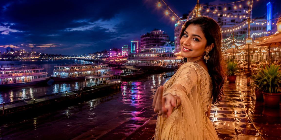 ঢাকায় ঈদ উৎসবে একজন ব্যবহারকারী মোবাইলে বেটিং বোনাস উপভোগ করছেন